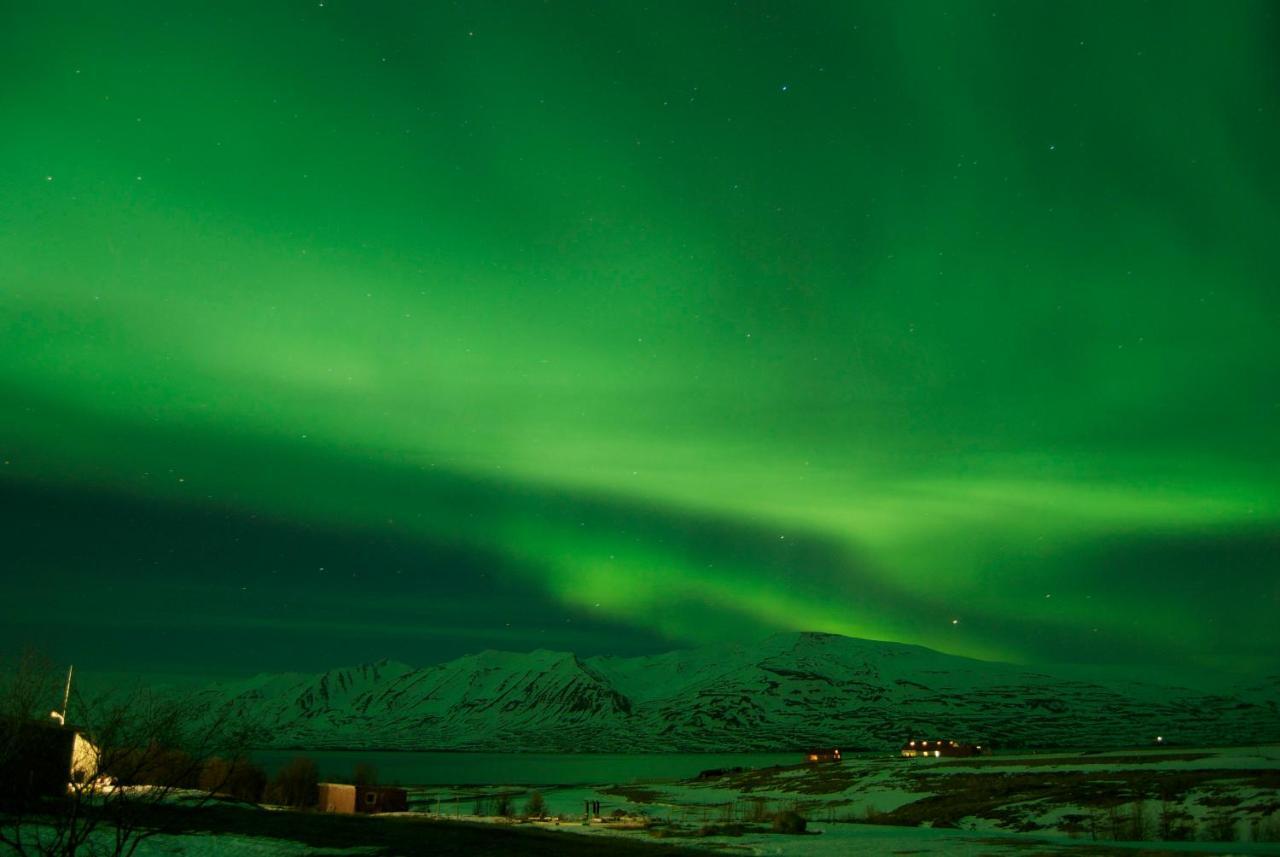 Sky sighting Iglúhús - Stay'in Árbakki Arskogssandur Exterior foto